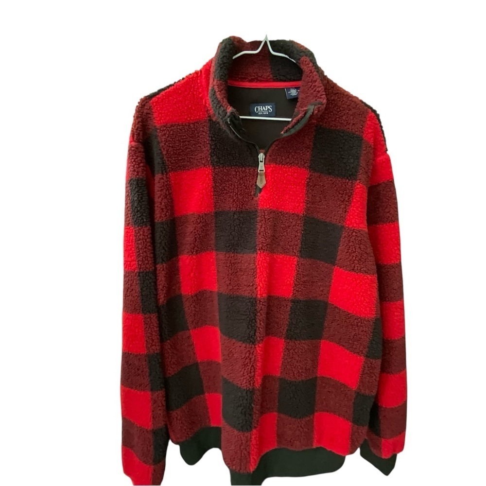 Chaps fluffy pullover size XL